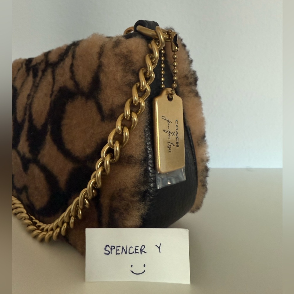Coach x Jennifer Lopez Shearling Nolita 19 - Picture 3 of 4